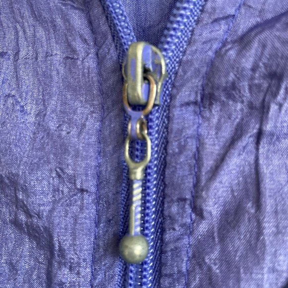 McGregor 1990s Womens Track Jacket Windbreaker  Size L (Small Stain) - Picture 3 of 10